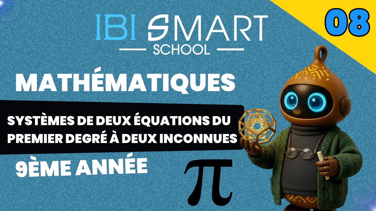 9_  mathématique SYSTÈME DE DEUX ÉQUATIONS DU 1ER DEGRÉ À DEUX INCONNUES
