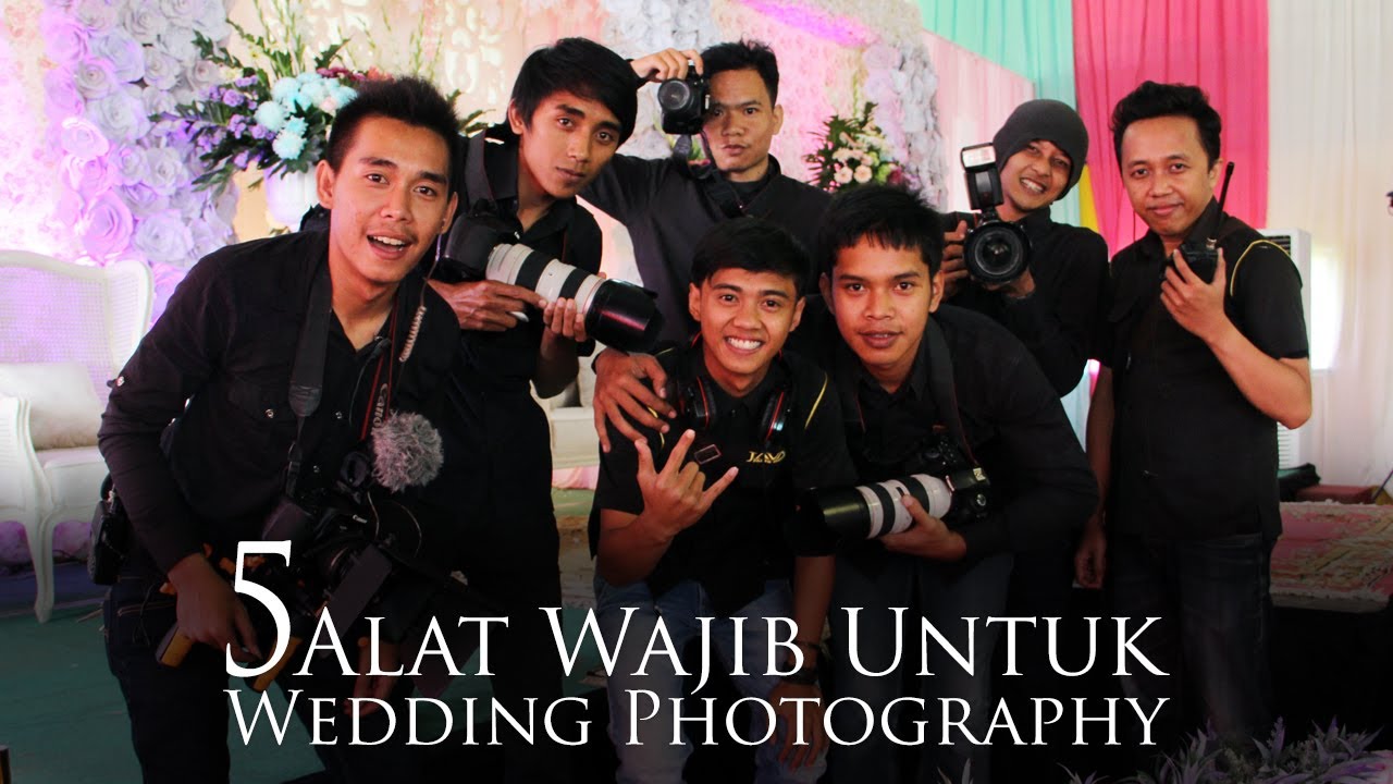 5 Alat Wajib untuk Wedding Photography