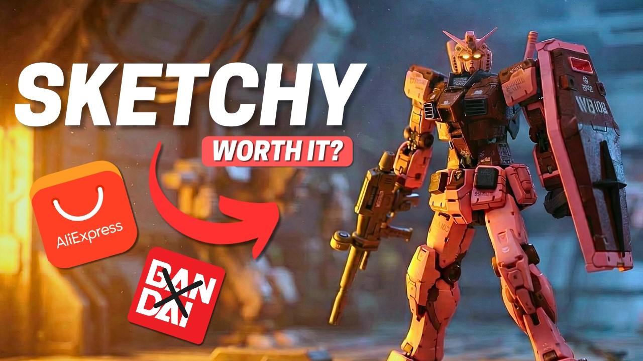 I Built the Sketchiest AliExpress Gundams... Worth it?