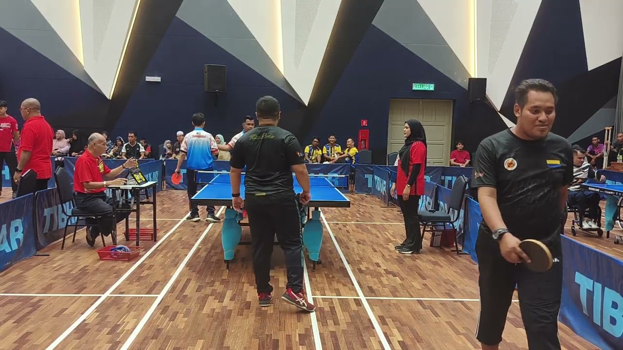 TABLE TENNIS, ATHILETE PARA, SABAH LAWAN PERLIS