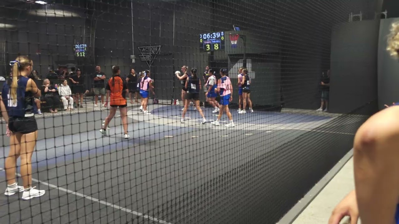 Indoor Netball Nationals 2025 7s U15 ladies Day 1 EP vs Central 