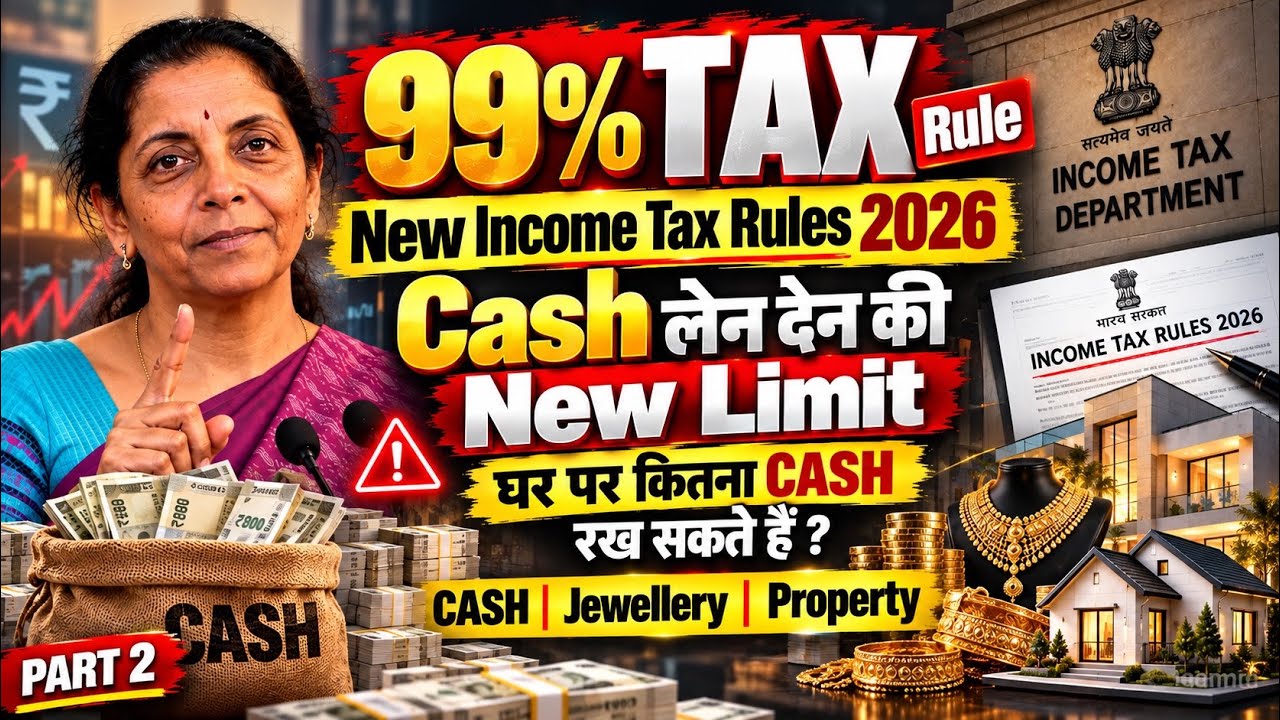 99% Penalty on Cash Transaction? | New Income Tax Rules 2026 | Cash Transaction Limit