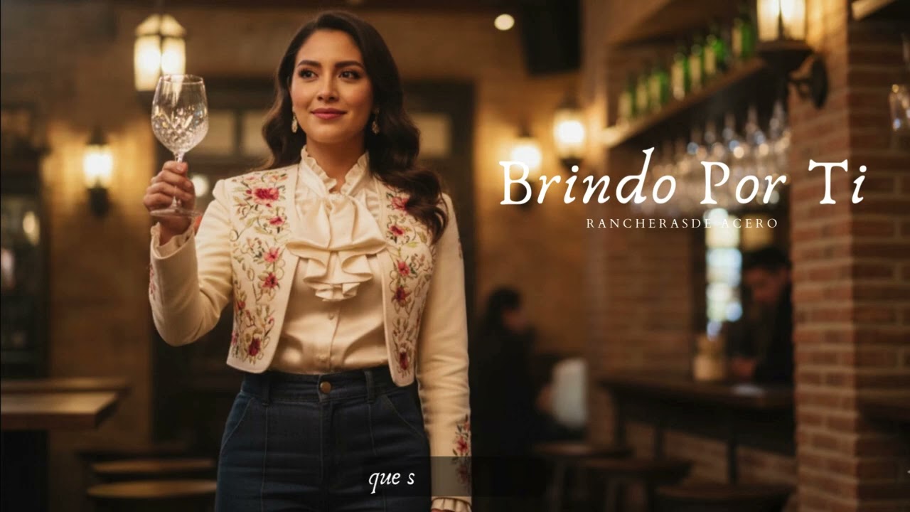Brindo Por Ti | Ranchera Sentimental Femenina | Canción de Despedida con Amor Propio