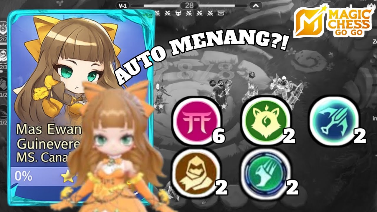 GUINEVERE AUTO MENANG?! 😱 Exorcist 6 BIKIN LAWAN RATA | Magic Chess Go Go