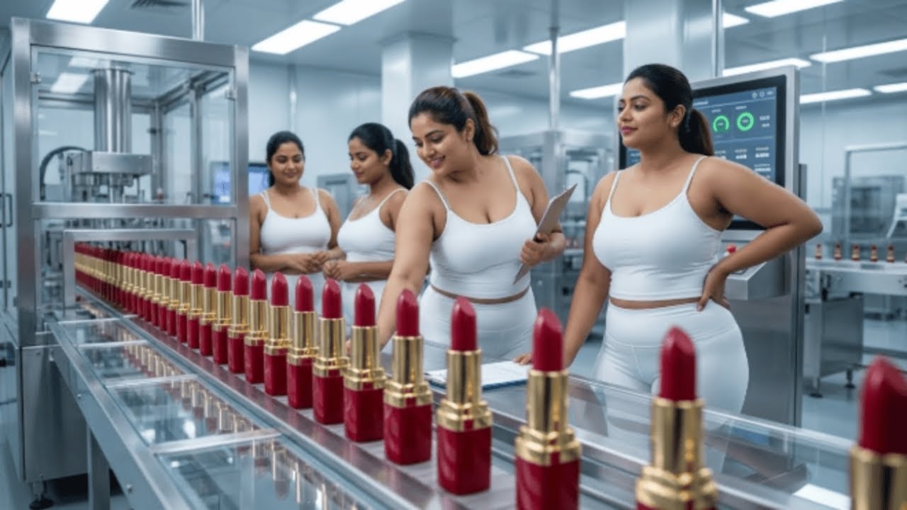 How Millions of Lipsticks Are Made Every Day | Inside the Factory Manufacturing Process