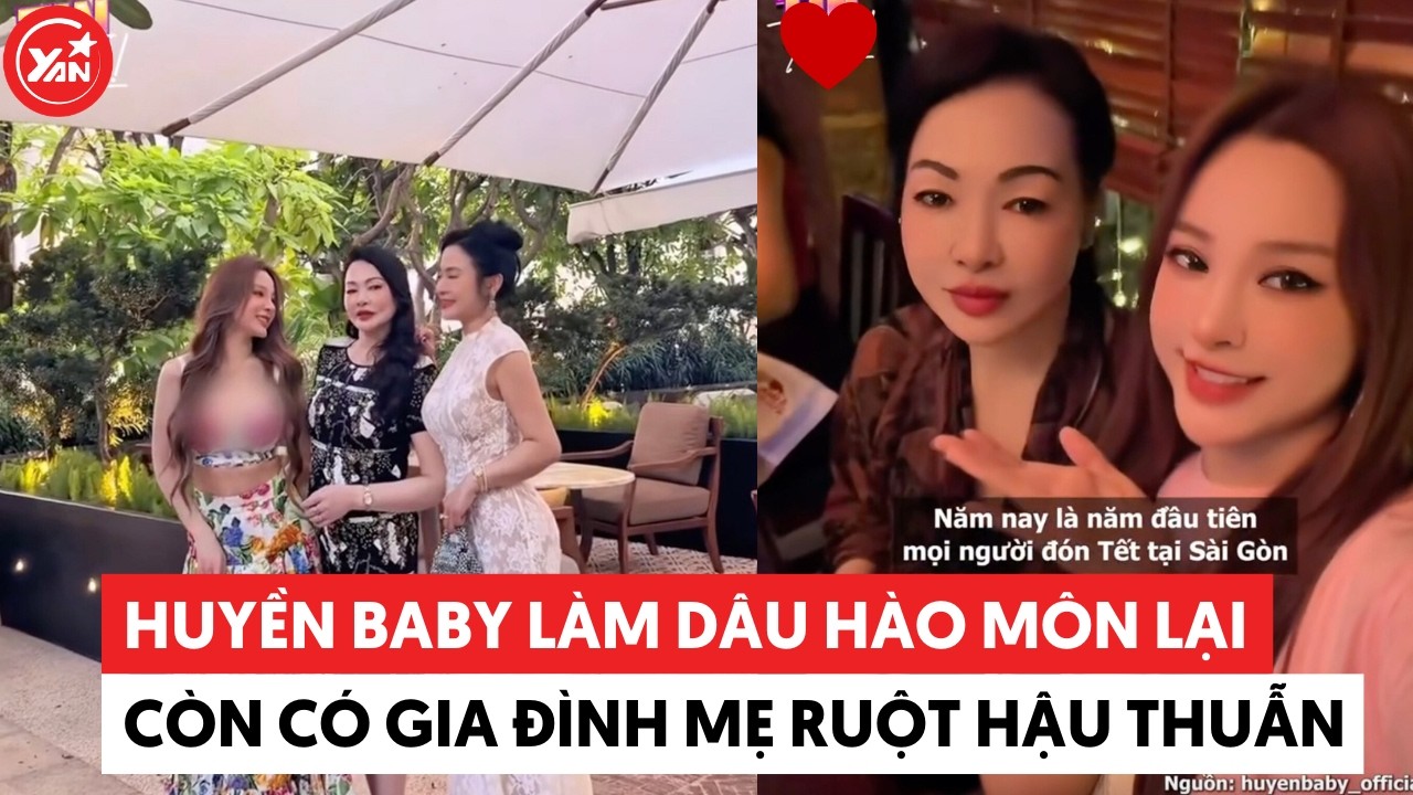 Huyền Baby làm dâu hào môn lại còn có gia đình mẹ ruột làm hậu thuẫn #huyenbaby
