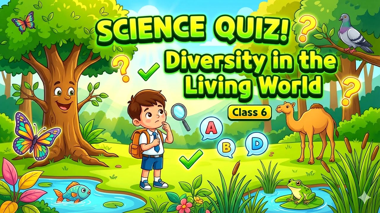 Exciting Quiz| Diversity in the Living World | Class 6 CBSE Science Chapter 2 Quiz @jatinacademy