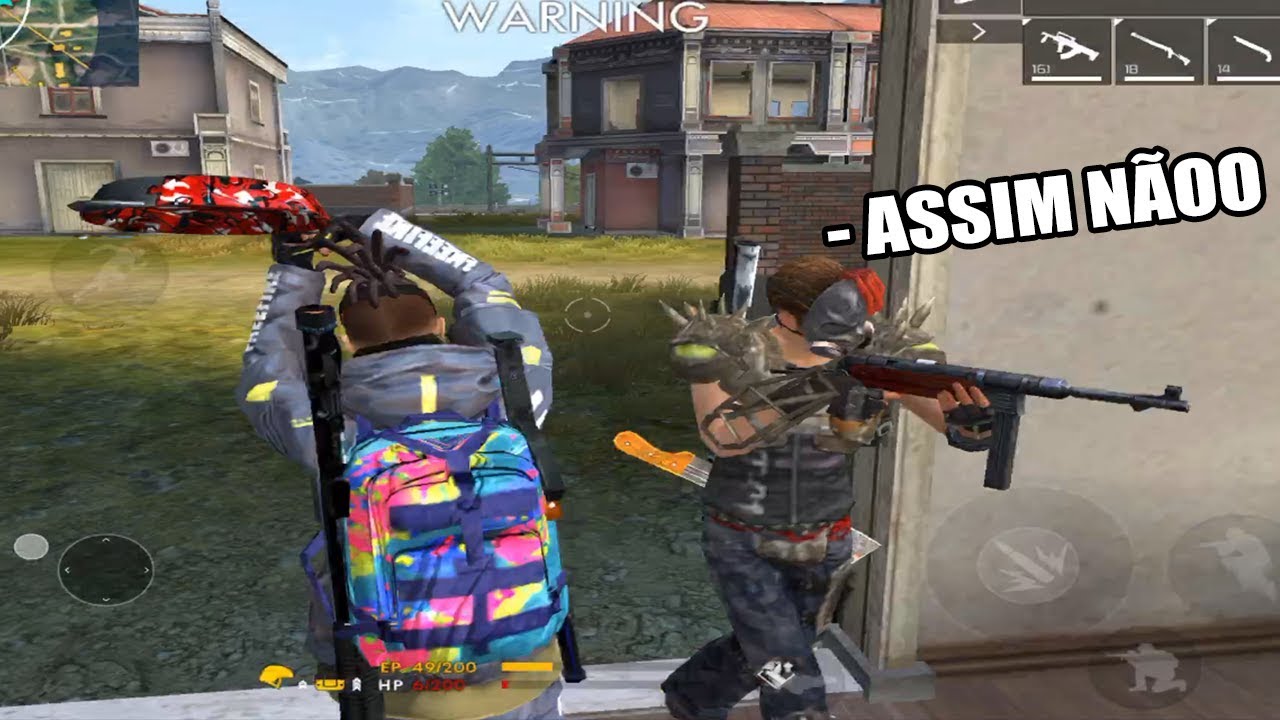 CRUSHER VS PIUZINHO, CHIN E FALANDOJOGANDO - FREE FIRE