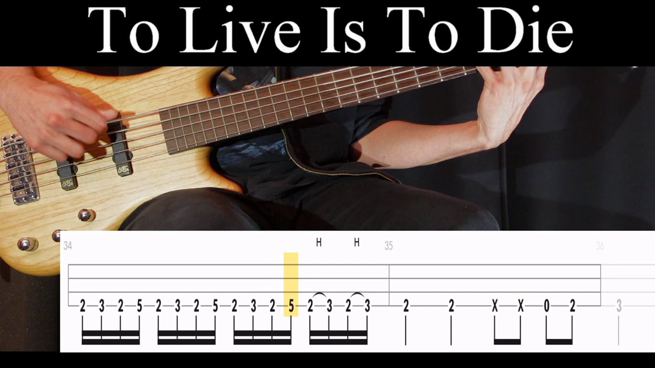 To Live Is To Die (Metallica) - Bass Cover (With Tabs) by Leo Düzey