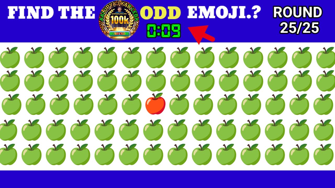 FIND THE ODD EMOJI 😜 OUT//ONE EMOJI OUT//#viralvideos #shorts  #emoji 28 May 202528 May 2025