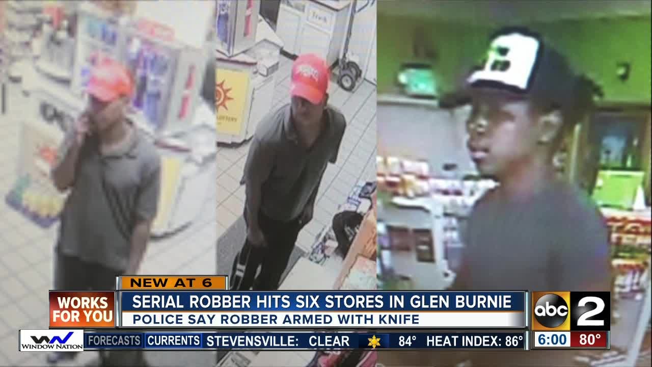 Glen Burnie gas station robber wanted