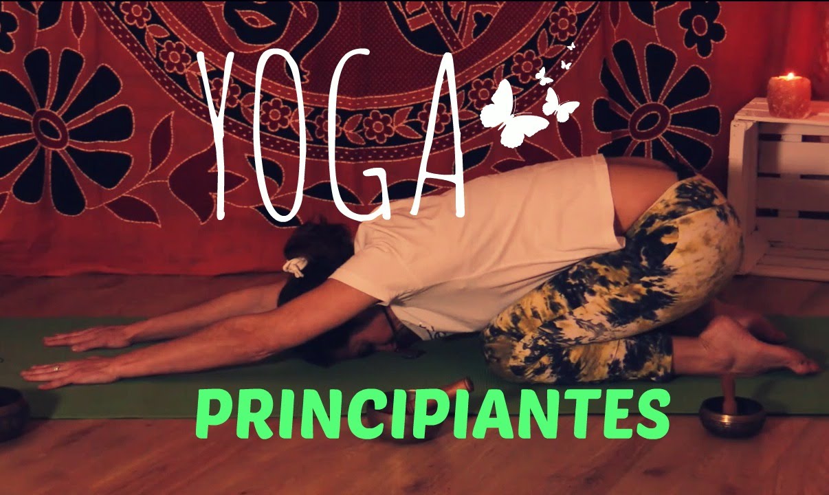 Clase de yoga para principiantes con siete posturas