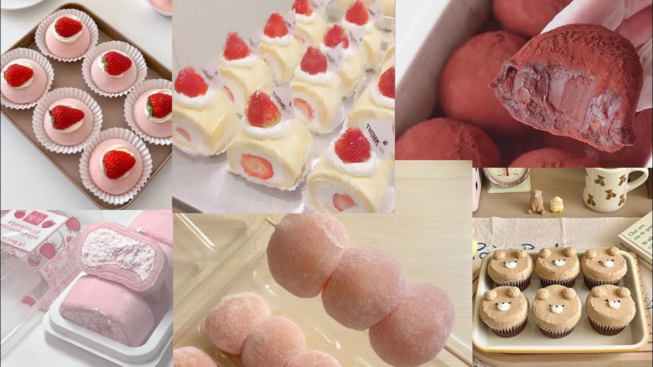 8 وصفات حلويات كورية!! جربيها سهله ولذيذه 🍡😋8 Korean sweets recipes!! Easy and delicious 🍪