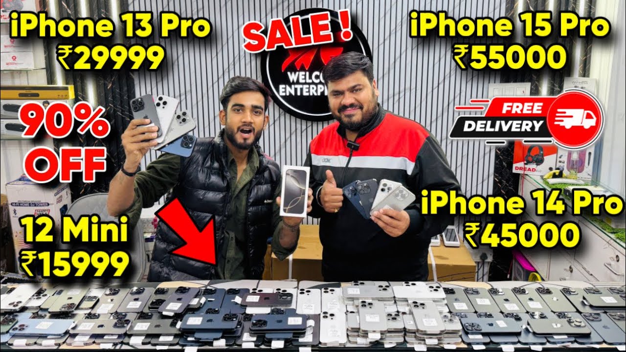 Biggest iPhone Sale Ever 🔥| Cheapest iPhone Market  | Second Hand Mobile | iPhone11 iPhone 12