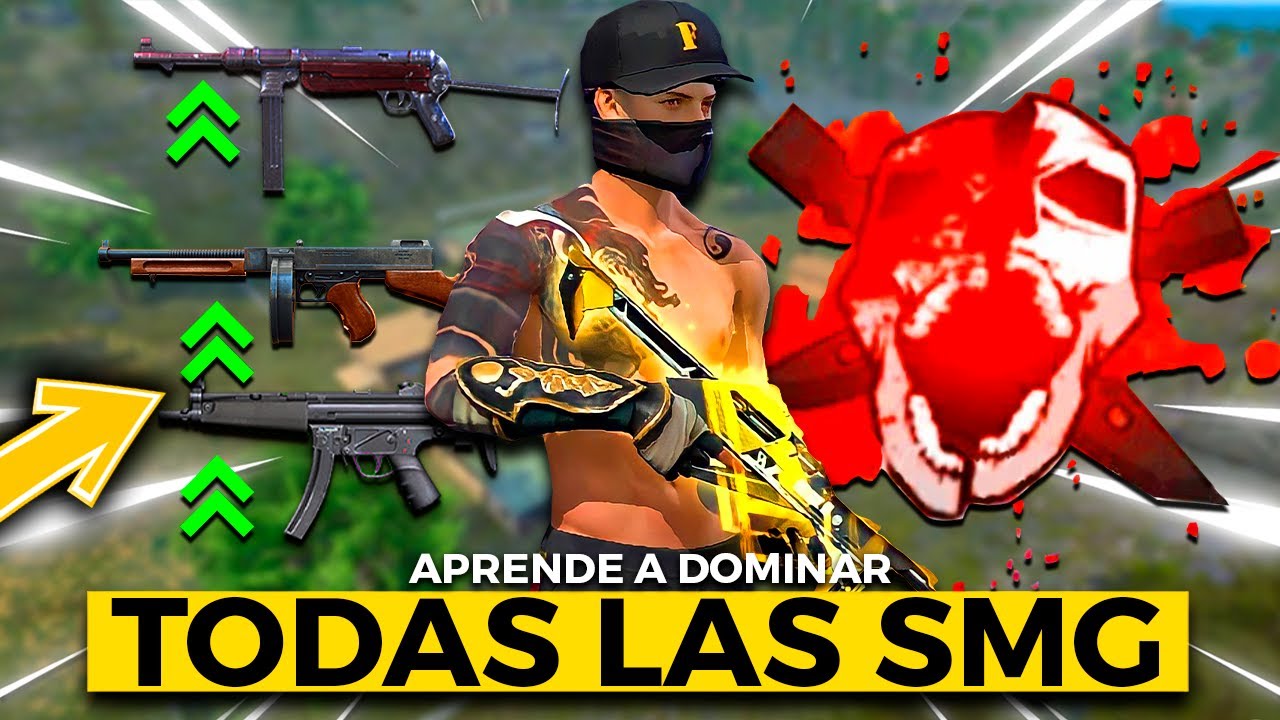 COMO MEJORAR CON LAS SMG EN FREE FIRE *TIPS Y TRUCOS* (Domina la MP40, MP5, UMP, MAC-10, THOMPSON)