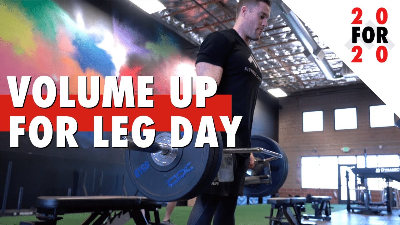 The Ultimate High Volume Leg Workout | 20 for 20 Series