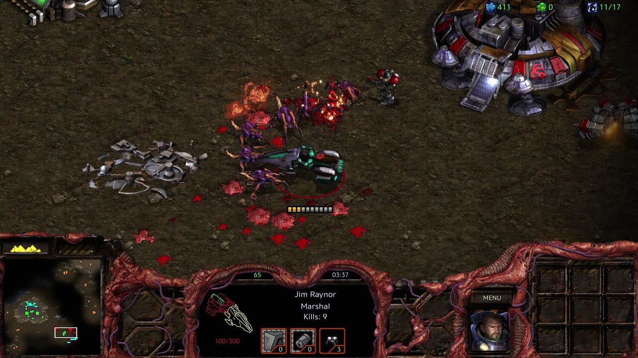 The Overmind thinks it can push any Zerg around