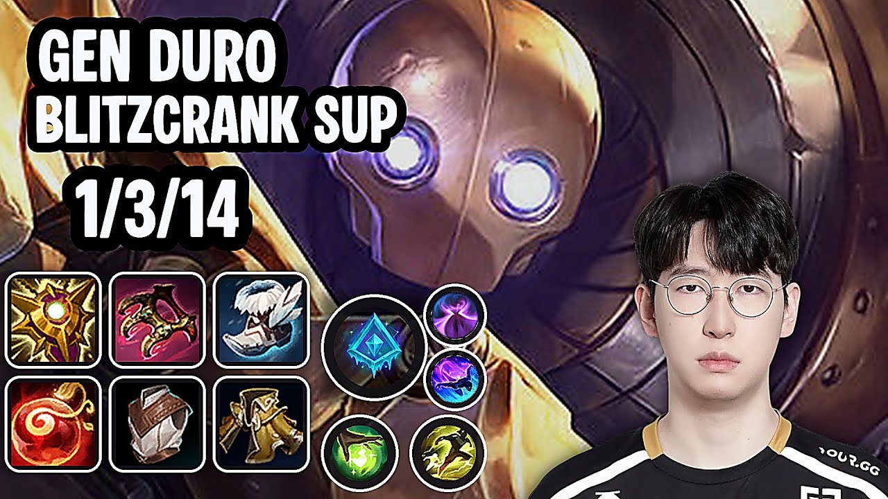 GEN Duro Blitzcrank Sup SoloQ Replay 20260127