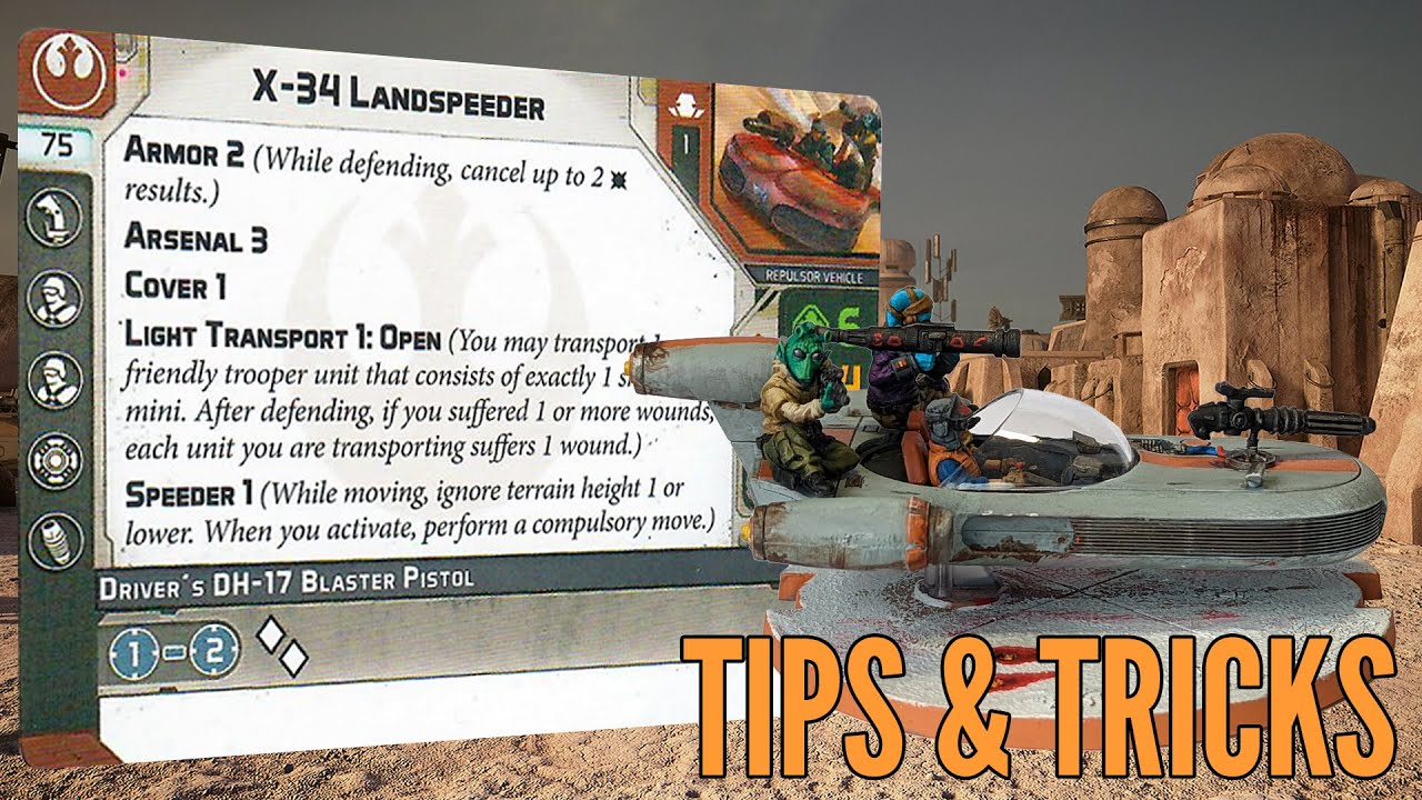 X-34 Landspeeder - Two Minute Unit Legion Strategy