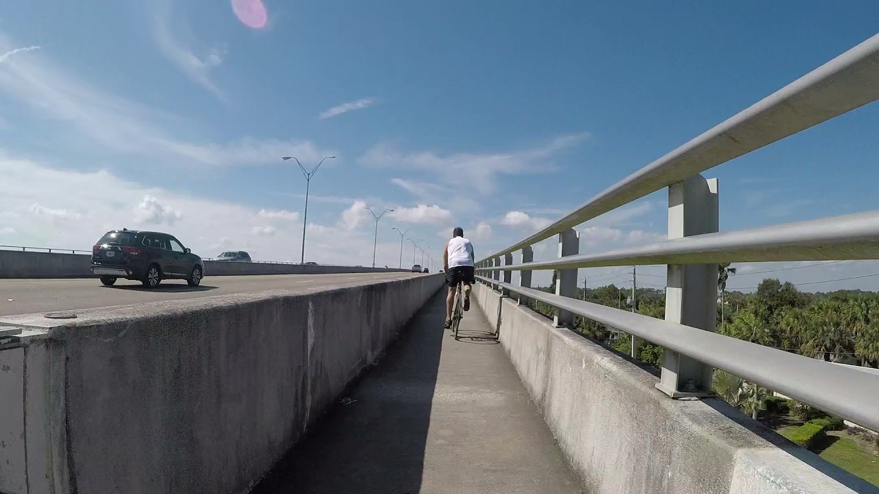 bicycle ride from Flagler Beach to Palm Coast