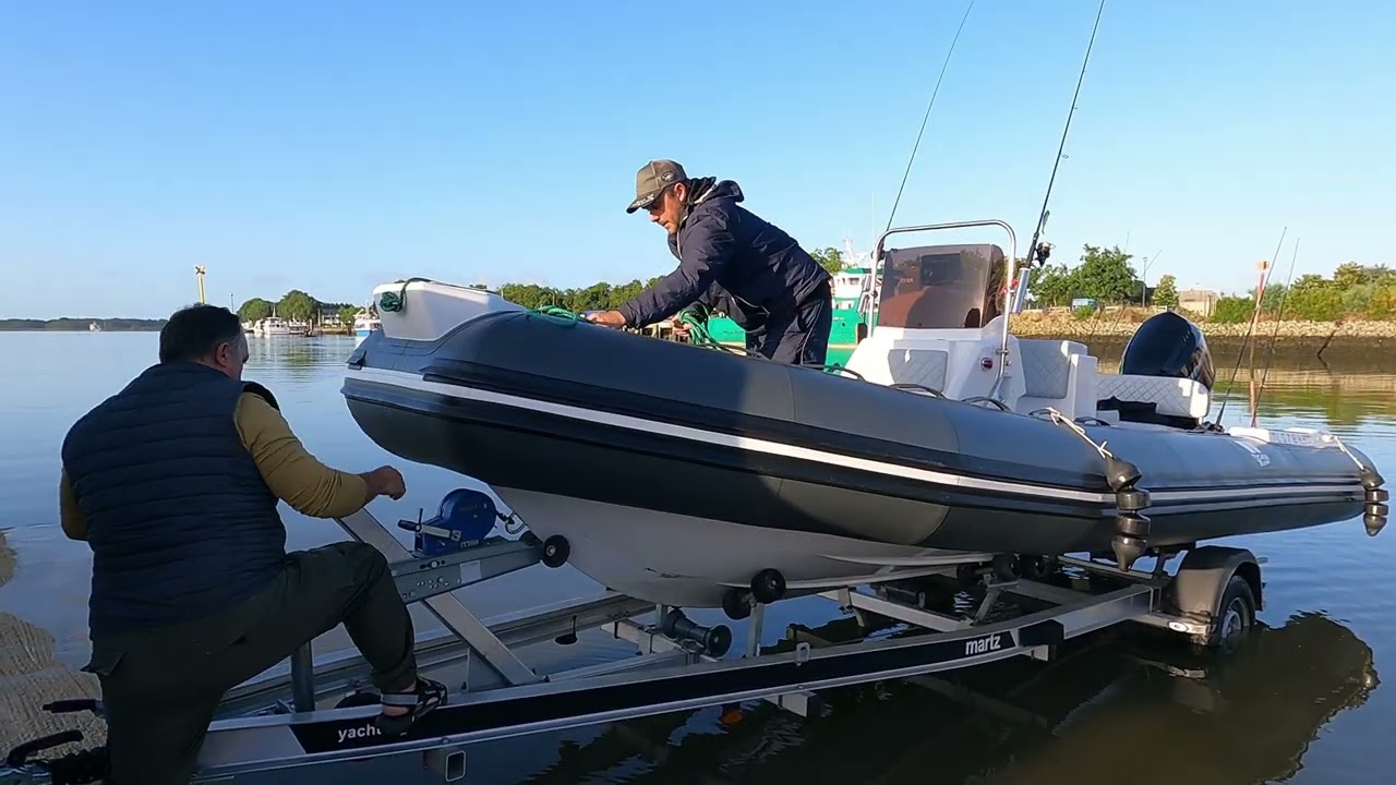 Première mise à l'eau de l'open 6,50m Tiger Marine