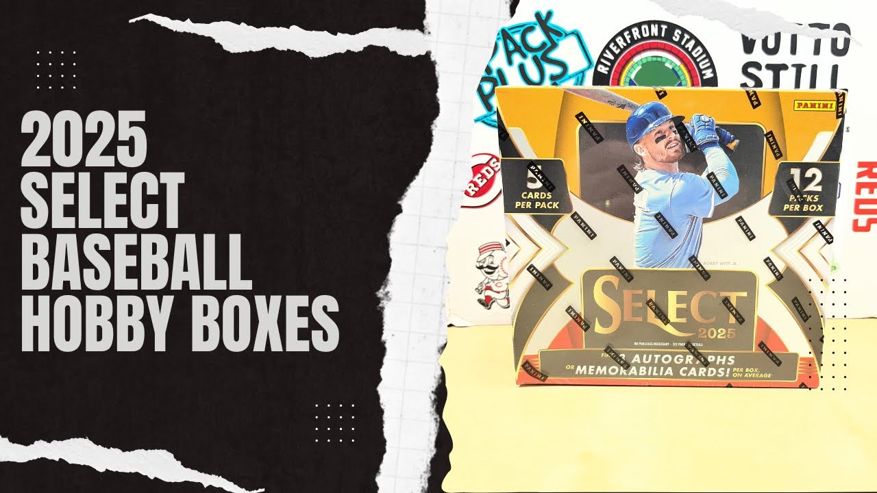 👀Первый взгляд👀 Наборы коллекционных бейсбольных карточек Select Baseball Hobby Boxes 2025 года -...