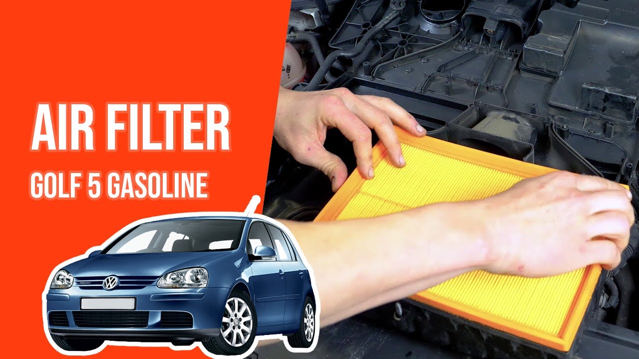 How to replace the air filter Golf mk5 1.4i 16V 💨