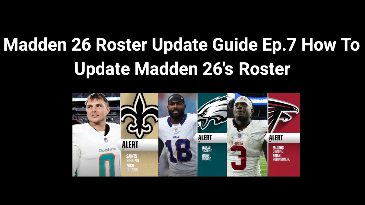 Руководство по обновлению состава в Madden 26. Эпизод 7. Как обновить состав команды в Madden 26.
