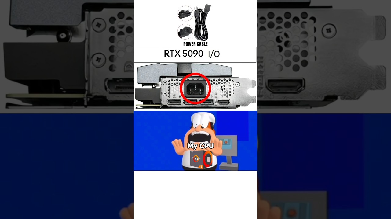 POWER CABLE RTX 5090 ☠️ #pc #pcgaming #gamingpc #gpu #fyp