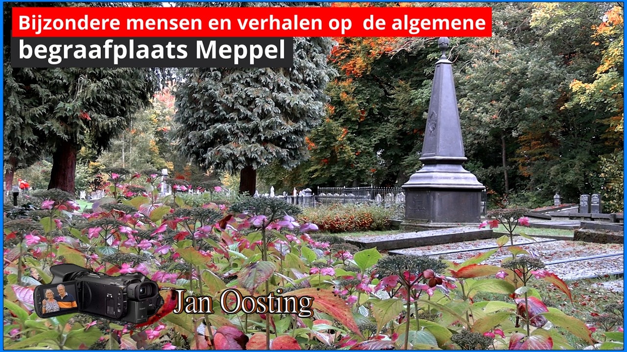 Bijzonder mensen op begraafplaats Meppel.