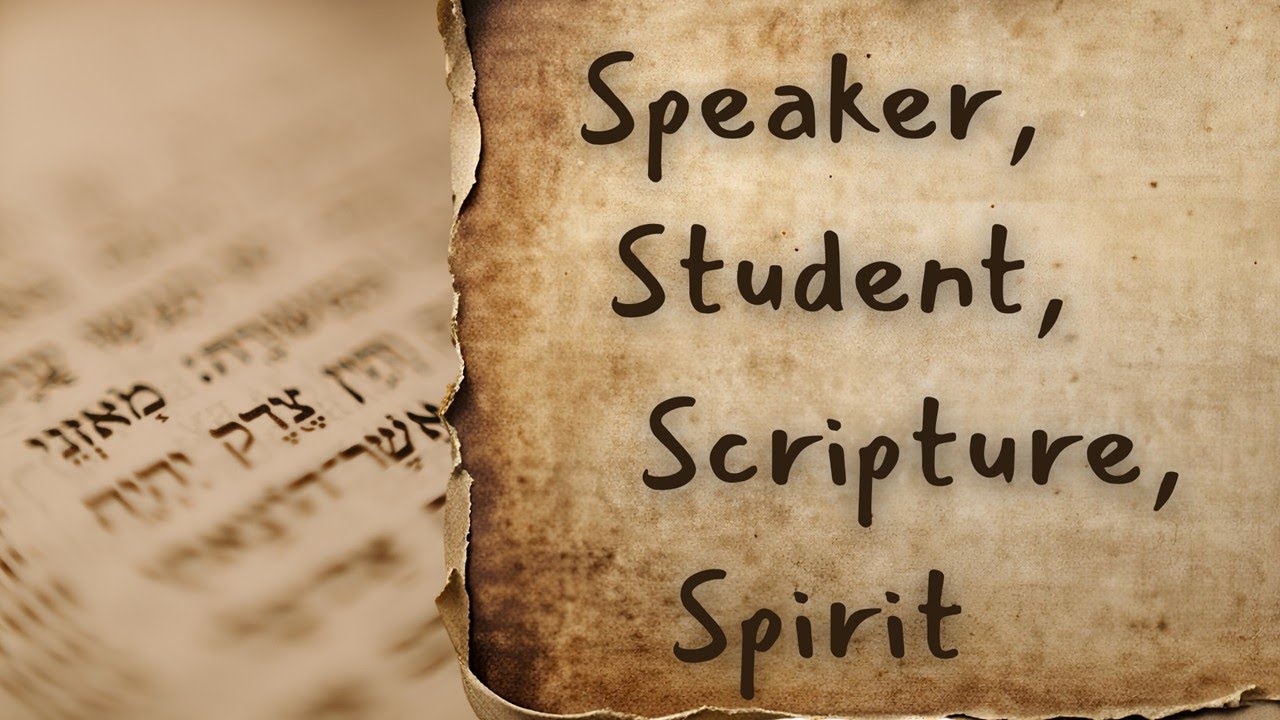 Speaker, Student, Scripture, Spirit - Enseignant, Etudiant, Ecriture, Esprit
