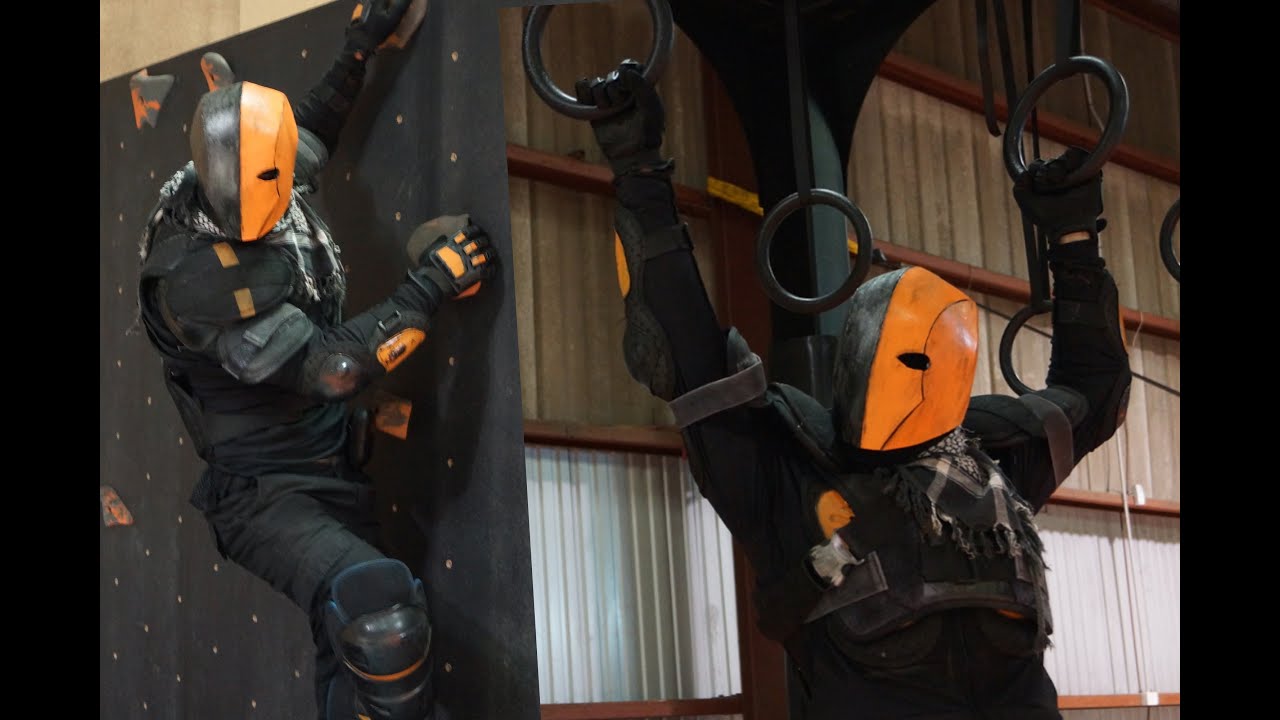 Is it Possible to do Parkour in a DEATHSTROKE Costume?