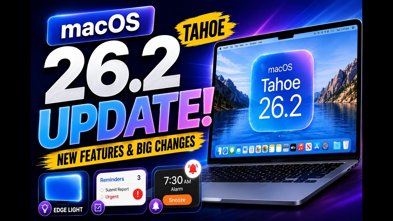 macOS 26.2 Update &ndash; New Features, Changes & What&rsquo;s Worth Trying!  in Hindi