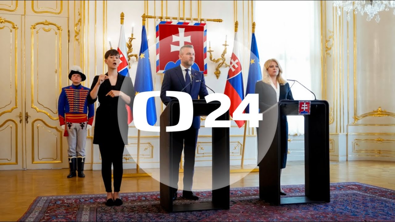 Společn&eacute; prohl&aacute;&scaron;en&iacute; Zuzany Čaputov&eacute; a Petera Pellegriniho k atent&aacute;tu na Roberta Fica