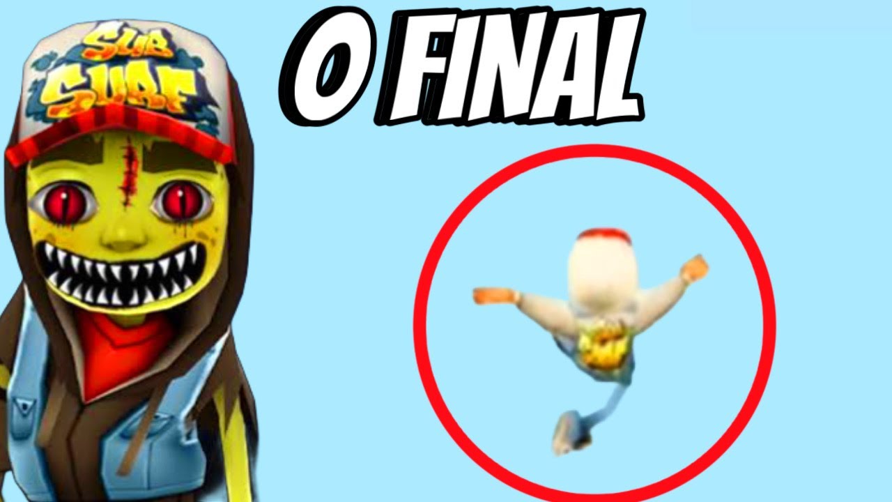 O QUE ACONTECE SE VOCÊ CHEGAR NO FINAL DO MAPA NO SUBWAY SURFERS | HISTORIAS ASSUSTADORAS