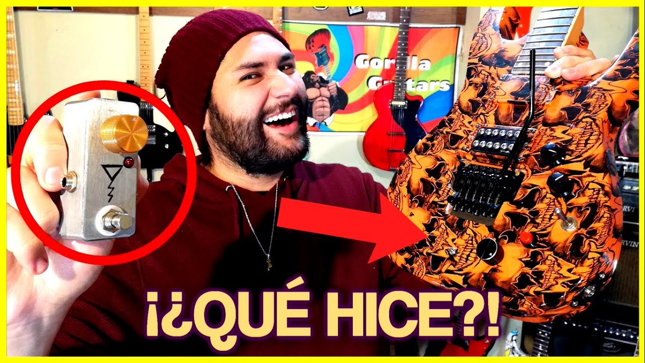 Puse un pedal en mi guitarra!!!