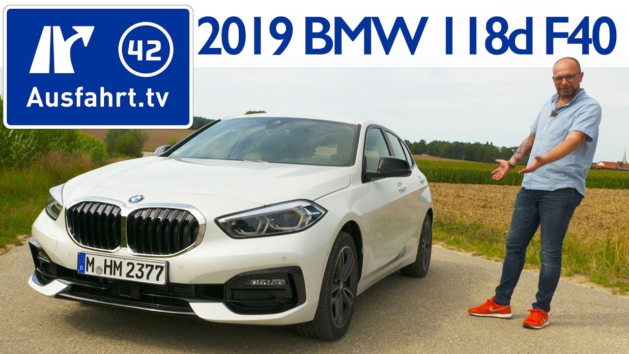 2019 BMW 118d Sport Line (F40)  - Kaufberatung, Test deutsch, Review, Fahrbericht Ausfahrt.tv