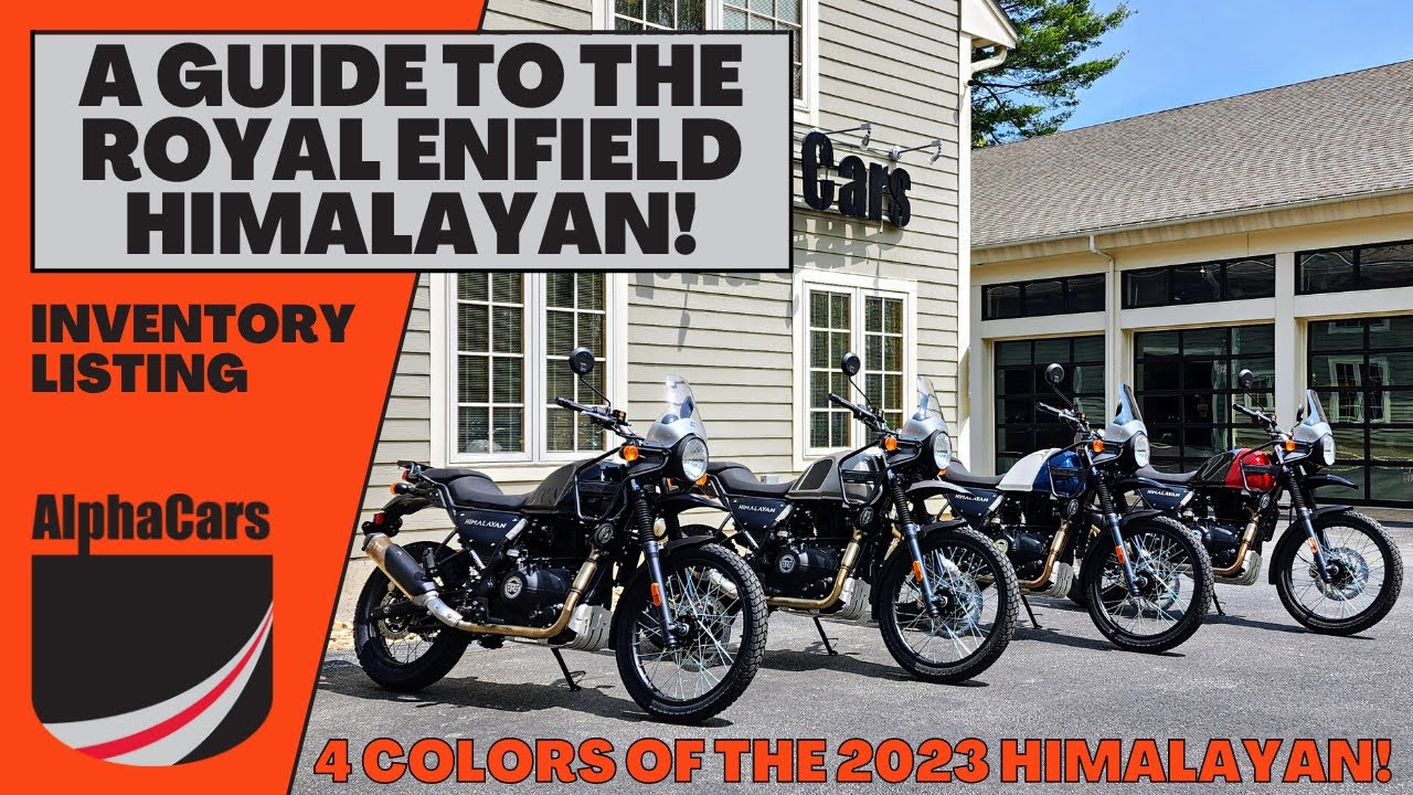 Check Out 4 Colors of the 2023 Royal Enfield Himalayan! | A Detailed Review