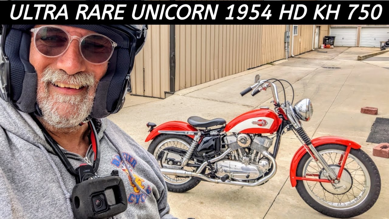 Дедушка Sportster... Harley-Davidson KH 750 1954 года... Ультраредкий... Давайте прокатимся... Ух...