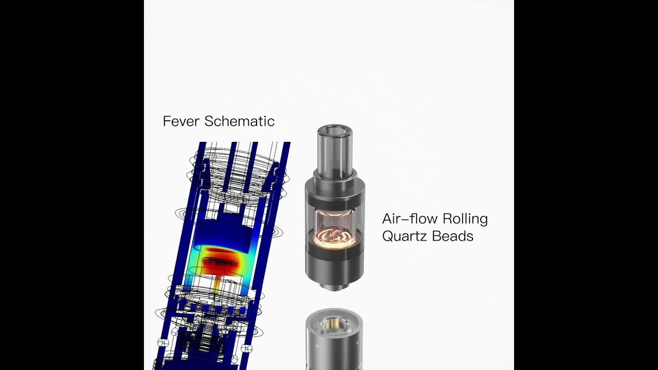 14mm Battery Magic Flute Wax and Oil Vape Pen With 3D Heating Bucket