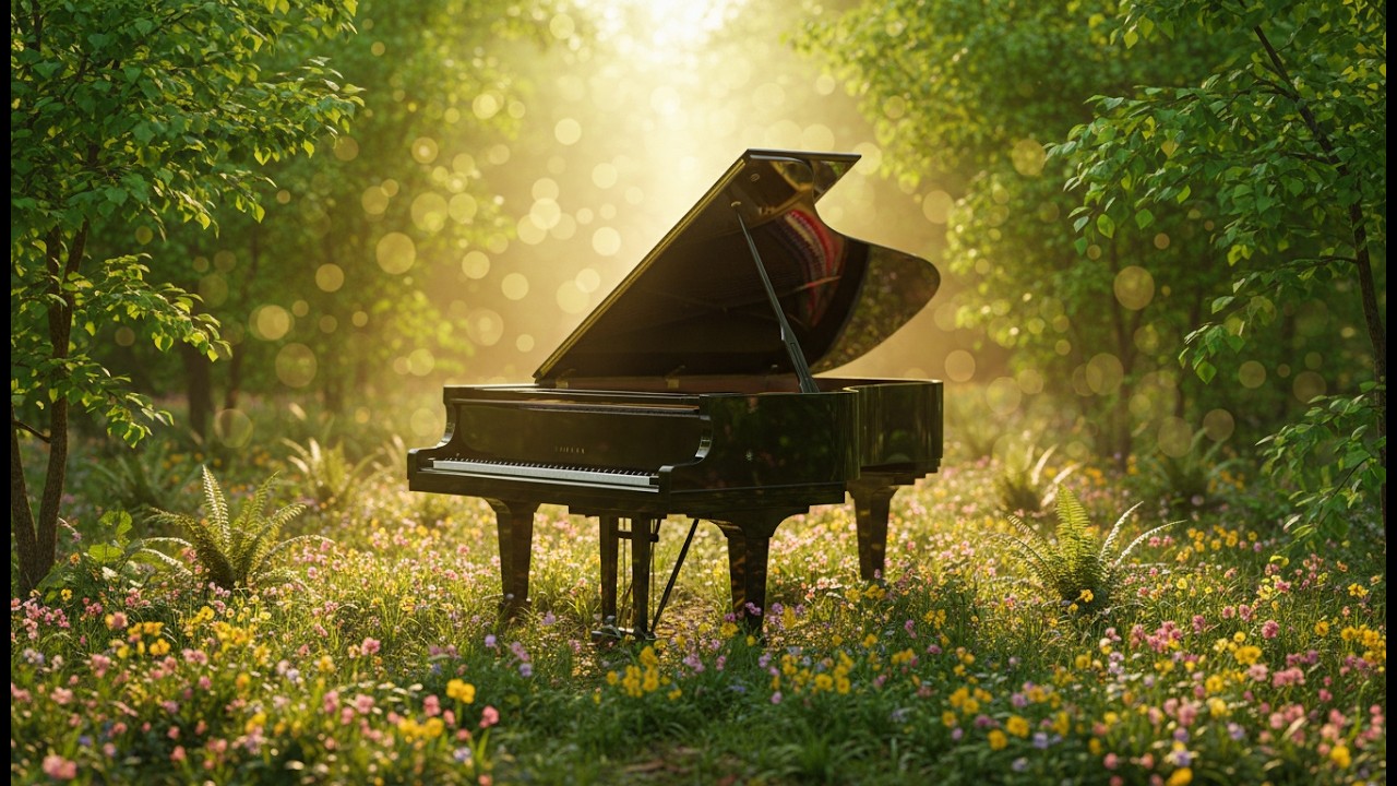 Peaceful Spring Forest Piano Music for Instant Relaxation
