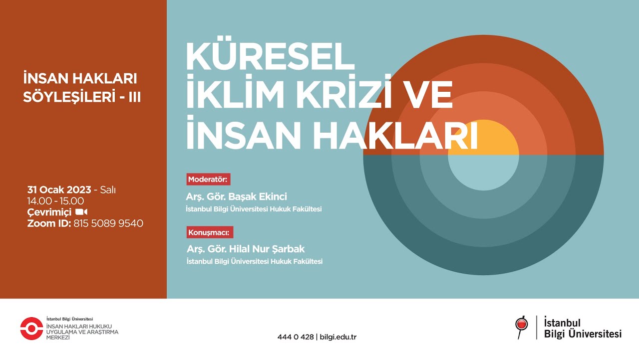 İnsan Hakları Söyleşileri III / Küresel İklim Krizi ve İnsan Hakları