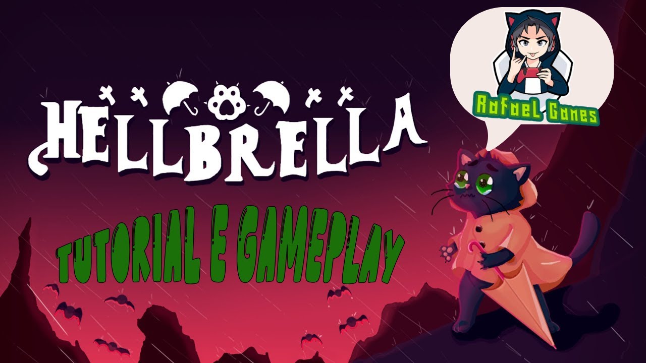 Um jogo de um GATO lutando contra OLHOS com um GUARDA - CHUVA?  Esse é Hellbrella