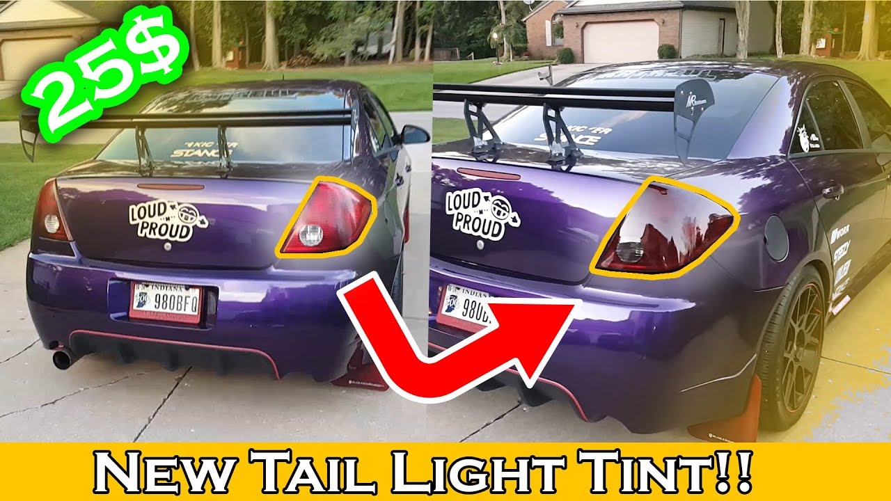 Pontiac G6 Tinted Tailights | Film vs Night Shades