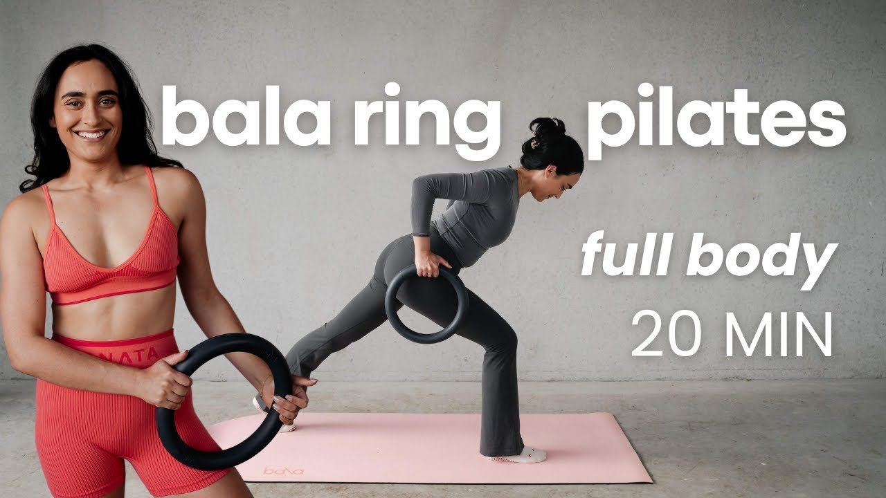 20 MIN BALA RING PILATES WORKOUT (Full Body)