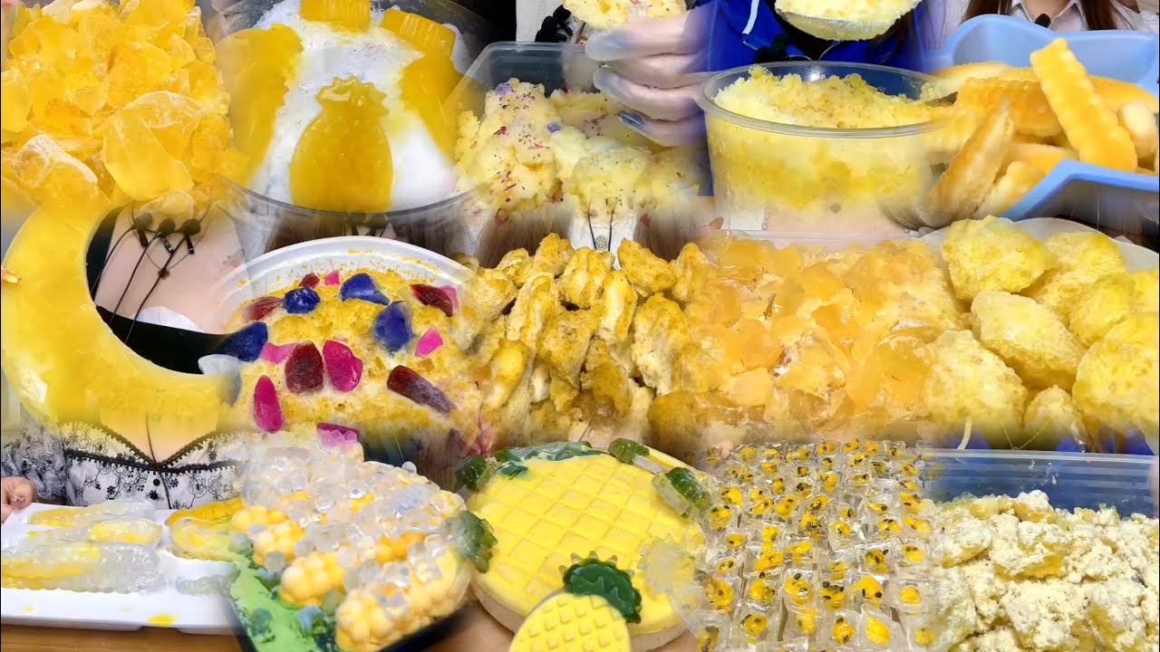 TAO TAO YELLOW ICE EATING ASMR COLLECTION ⭐