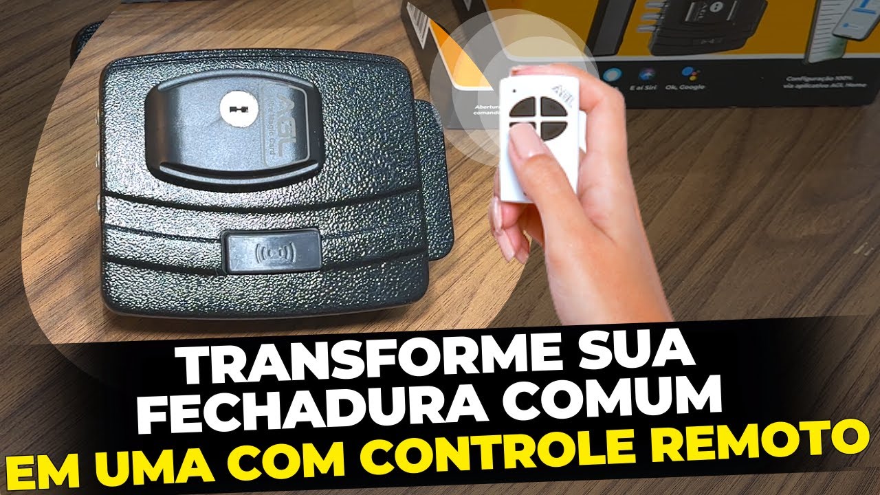 FECHADURA ELETRÔNICA AGL ULTRA MAGIC CARD - ACIONADOR POR CONTROLE REMOTO