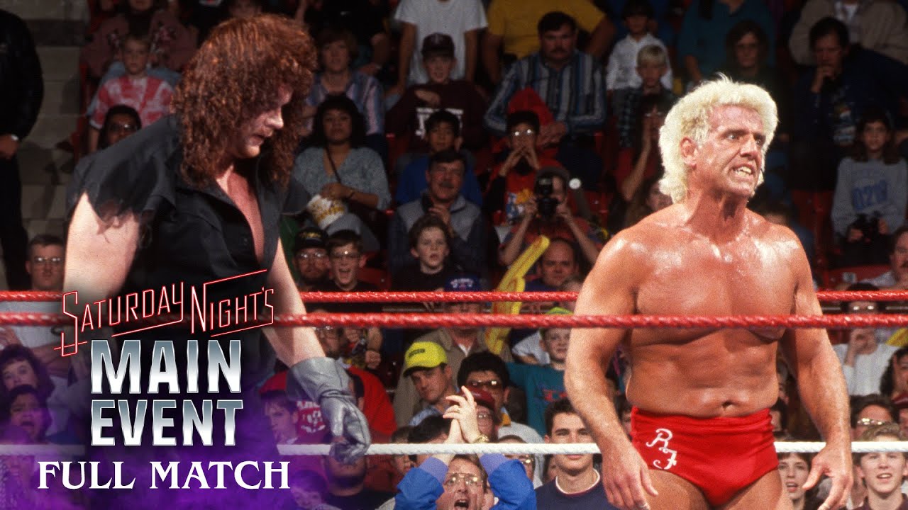FULL MATCH: Undertaker & Ric Flair vs. Hulk Hogan & Sid: Saturday Night's Main Event, Feb. 8, 1992