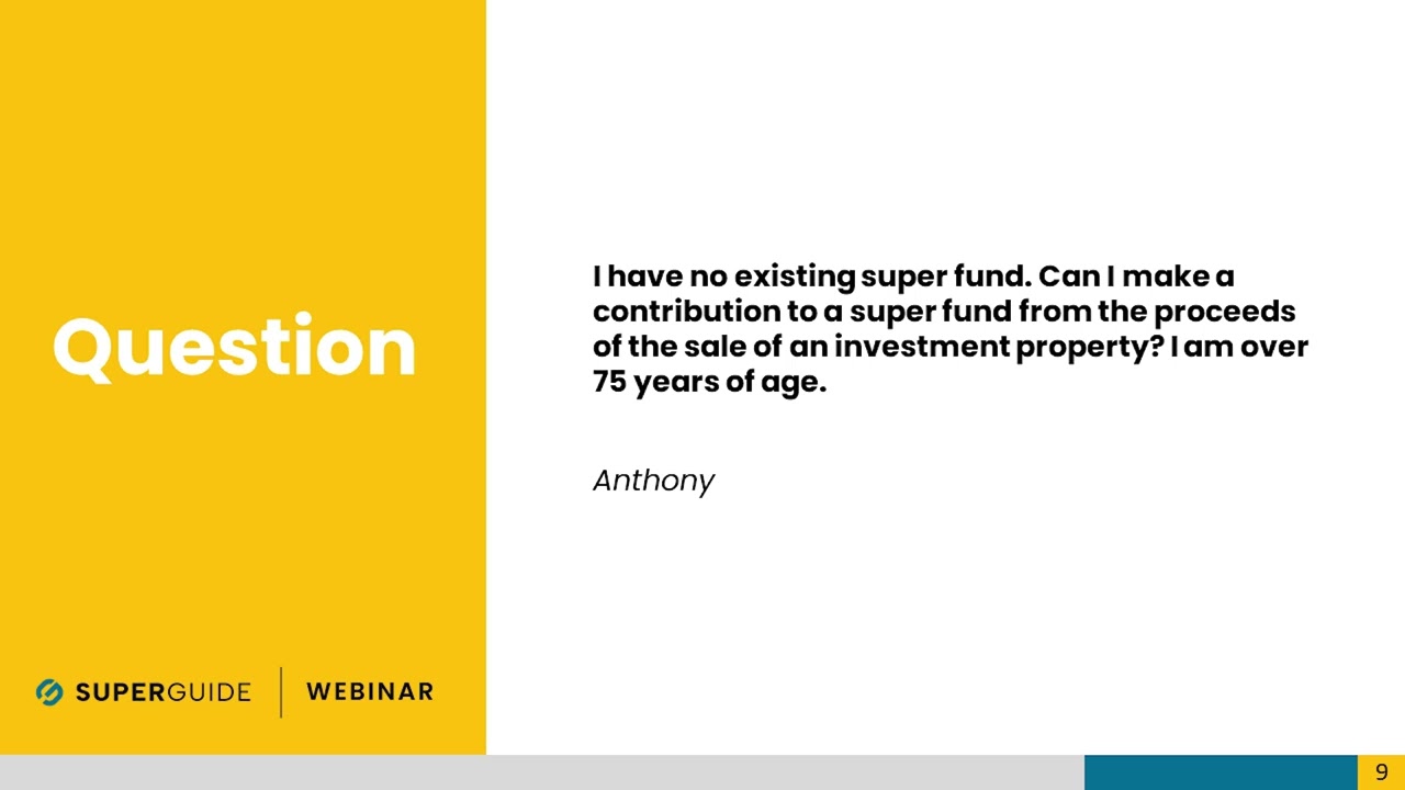 Q&A: I'm over 75. Can I make a super contribution?