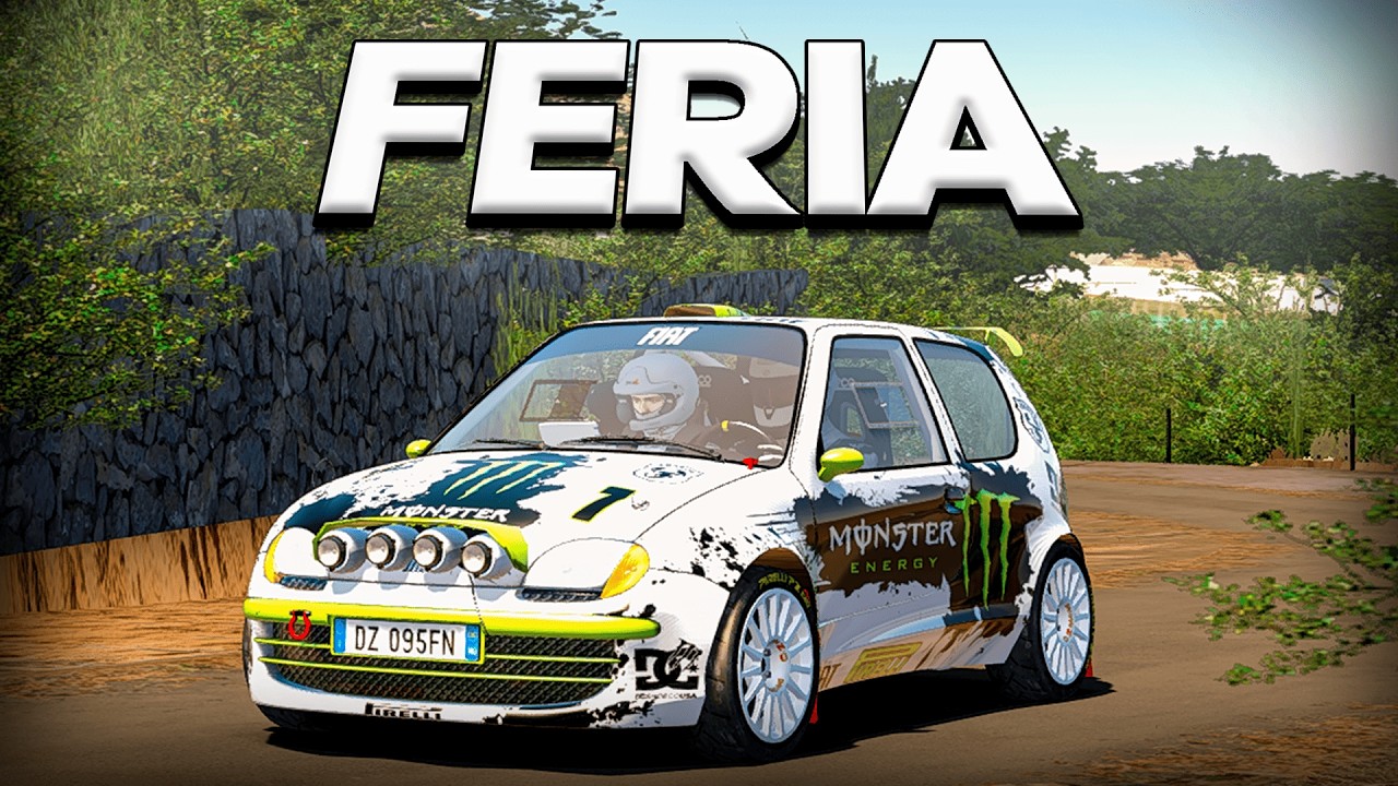 🔥 Assetto Corsa RALLY STAGES: FERIA (Extremadura) | CAMTOOL + Fiat Seicento KitCar